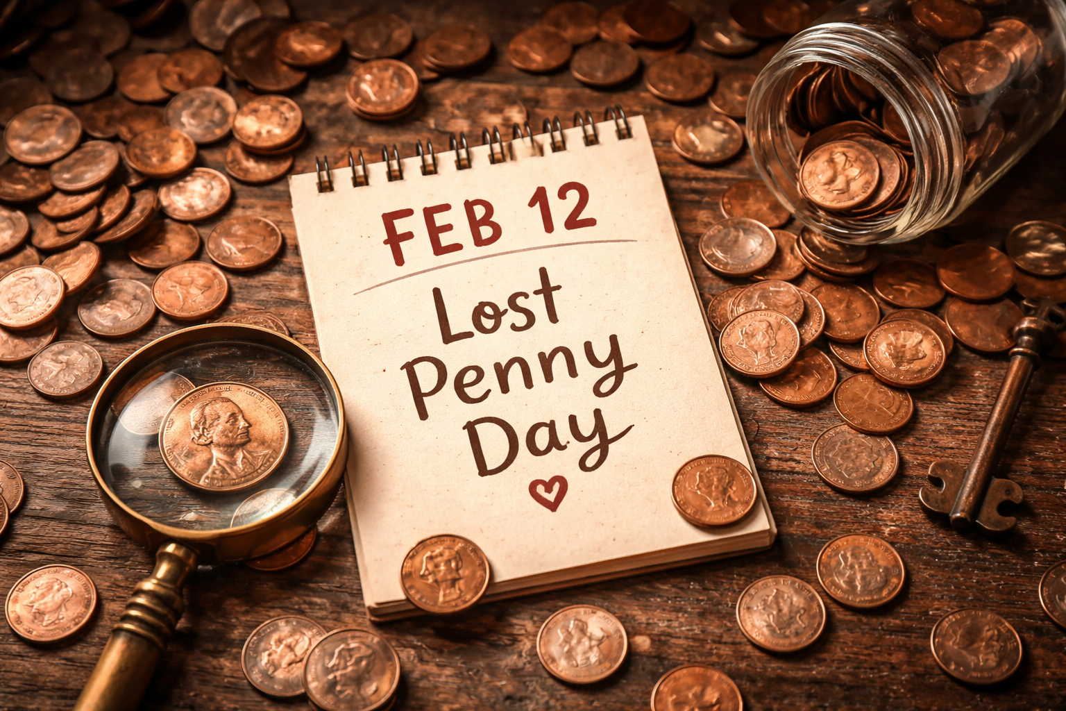 🪙 Lost Penny Day — February 12 - Because one cent can still bring 100% joy