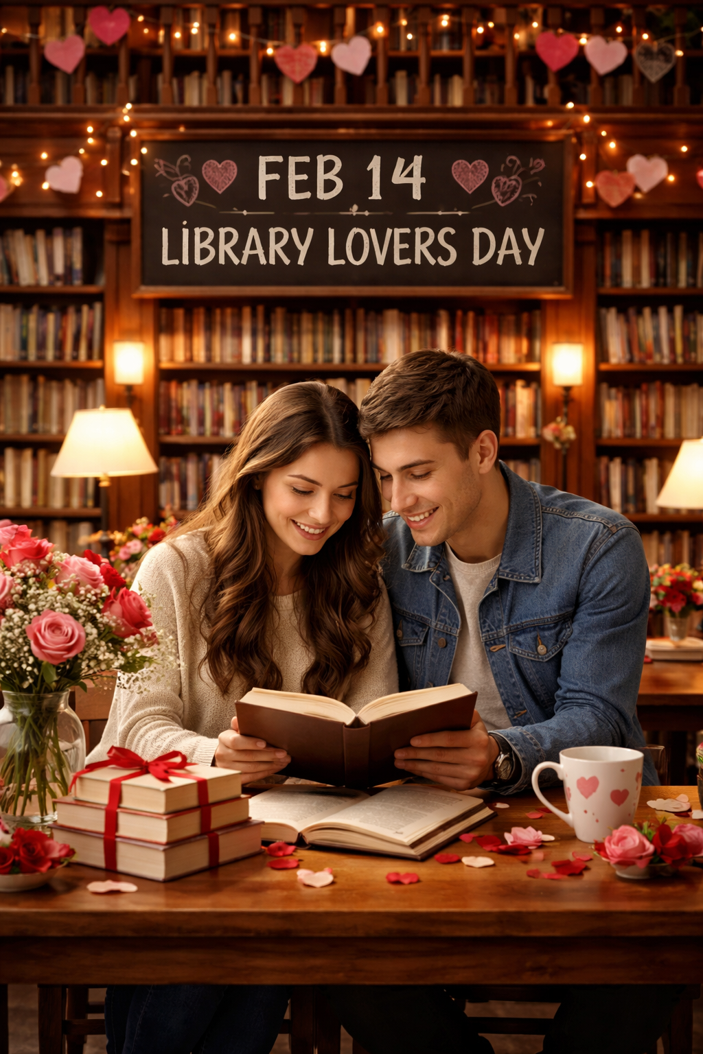 📚❤️ Library Lovers Day — February 14 - Because some of us prefer a good plot twist over chocolates