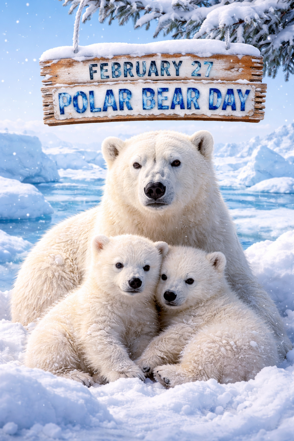 🐻‍❄️ February 27 — International Polar Bear Day ❄️