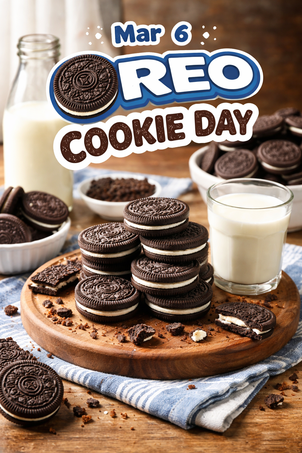 🍪✨ March 6 — Oreo Cookie Day ✨🍪