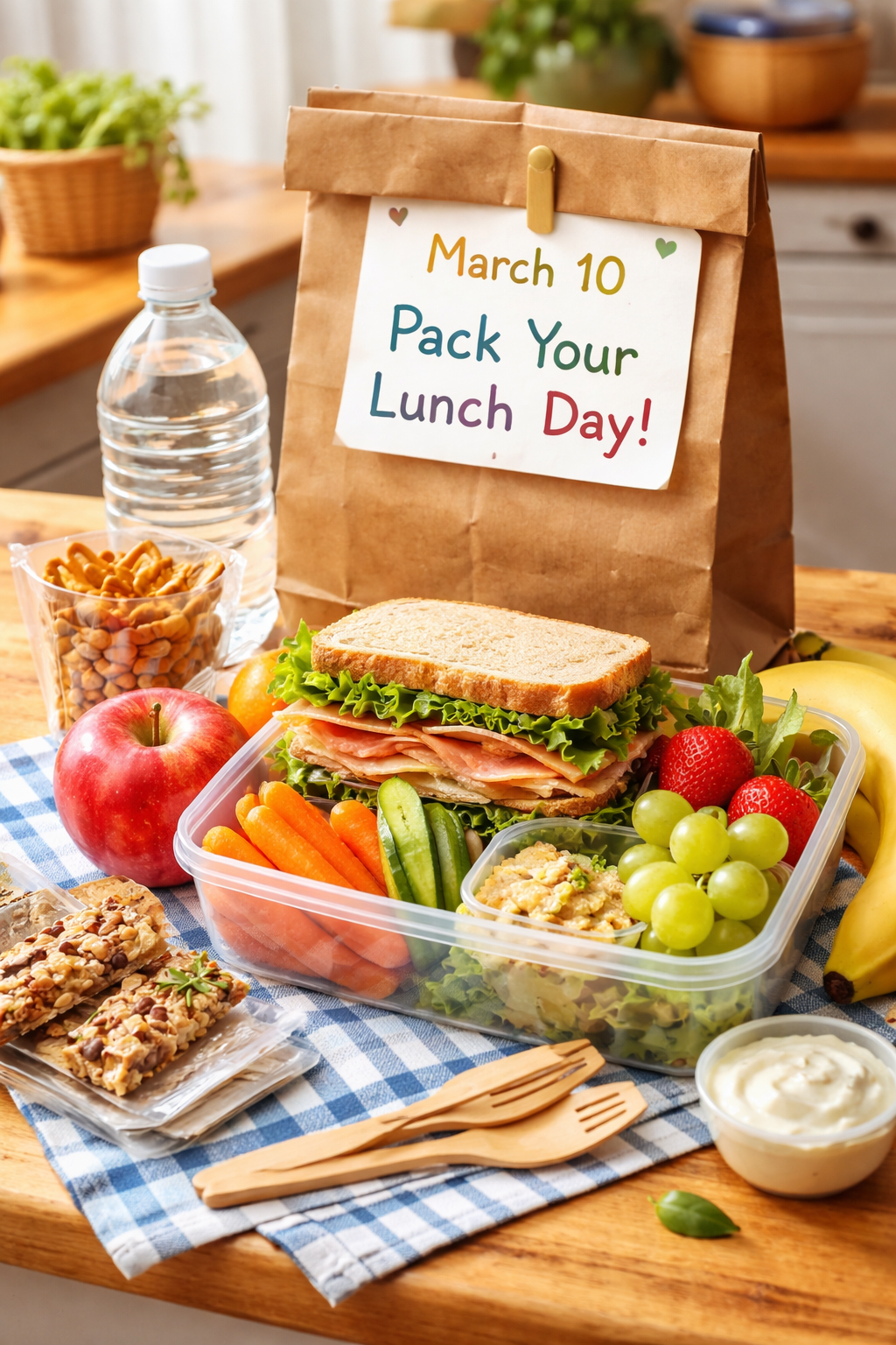 🥪 Pack Your Lunch Day - March 10 - Brown Bag Glory &amp; Delicious DIY Meals