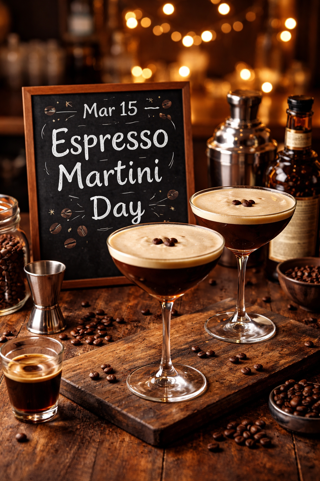 ☕🍸 March 15 — Espresso Martini Day 🍸☕