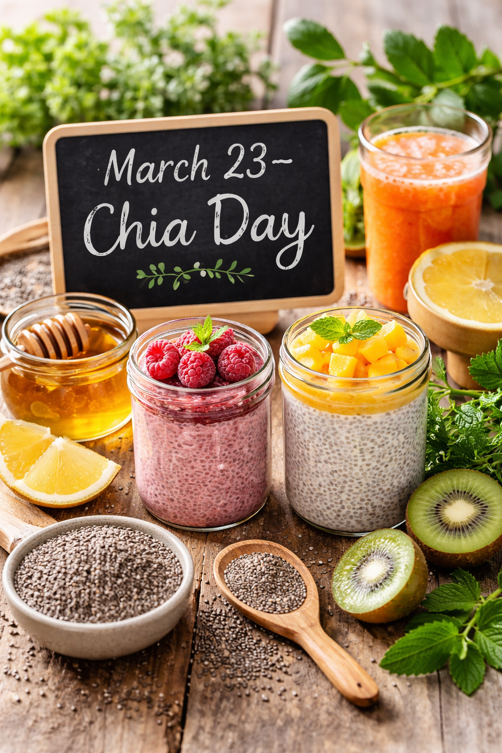 🌱✨ March 23 — Happy Chia Day! ✨🌱