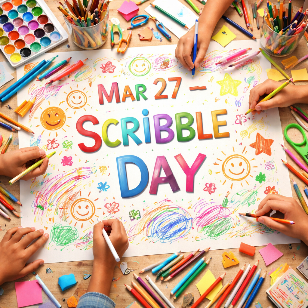 ✏️ Scribble Day — March 27 🎨