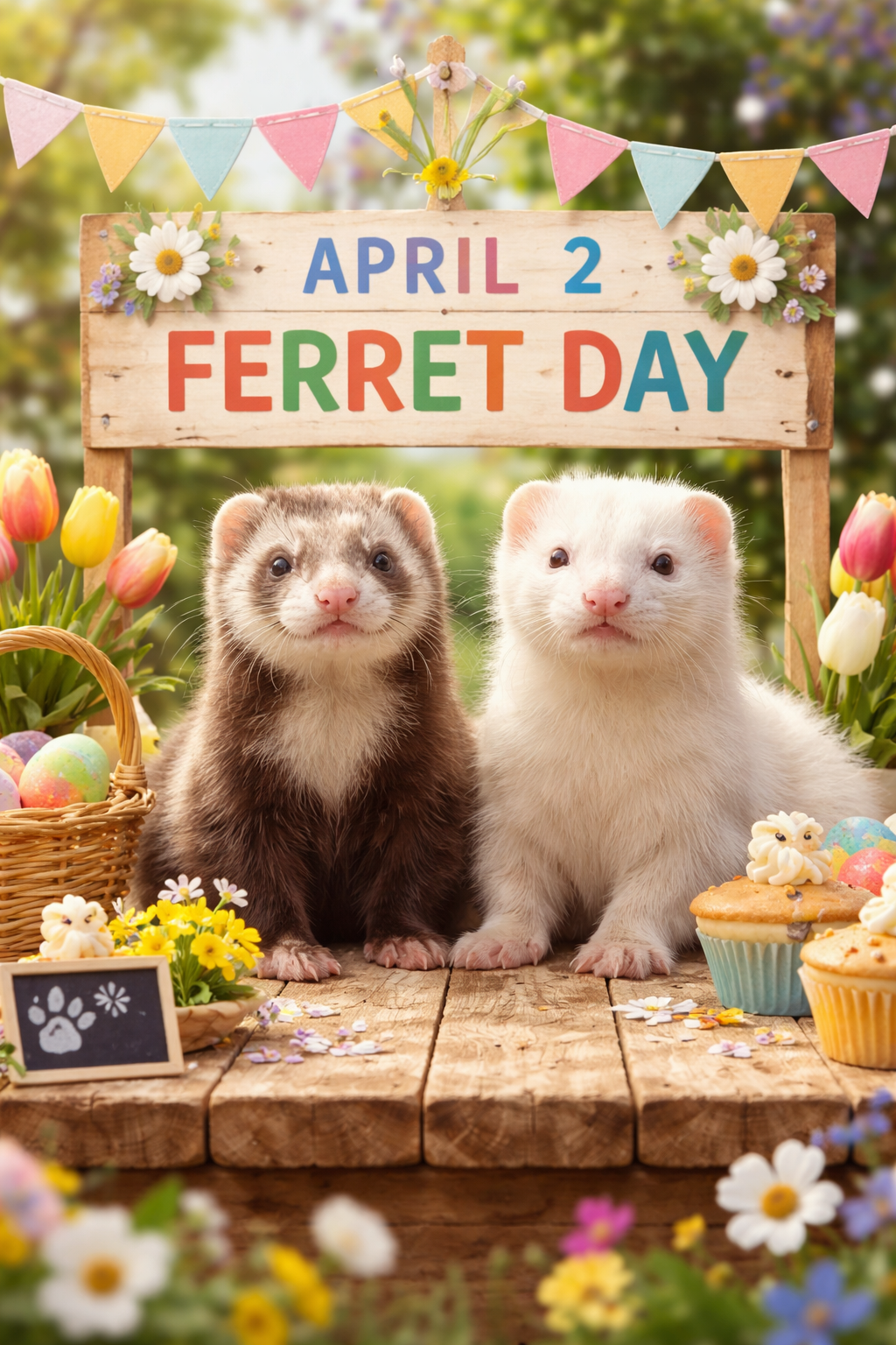 🐾 April 2 — It’s Ferret Day! 🐾