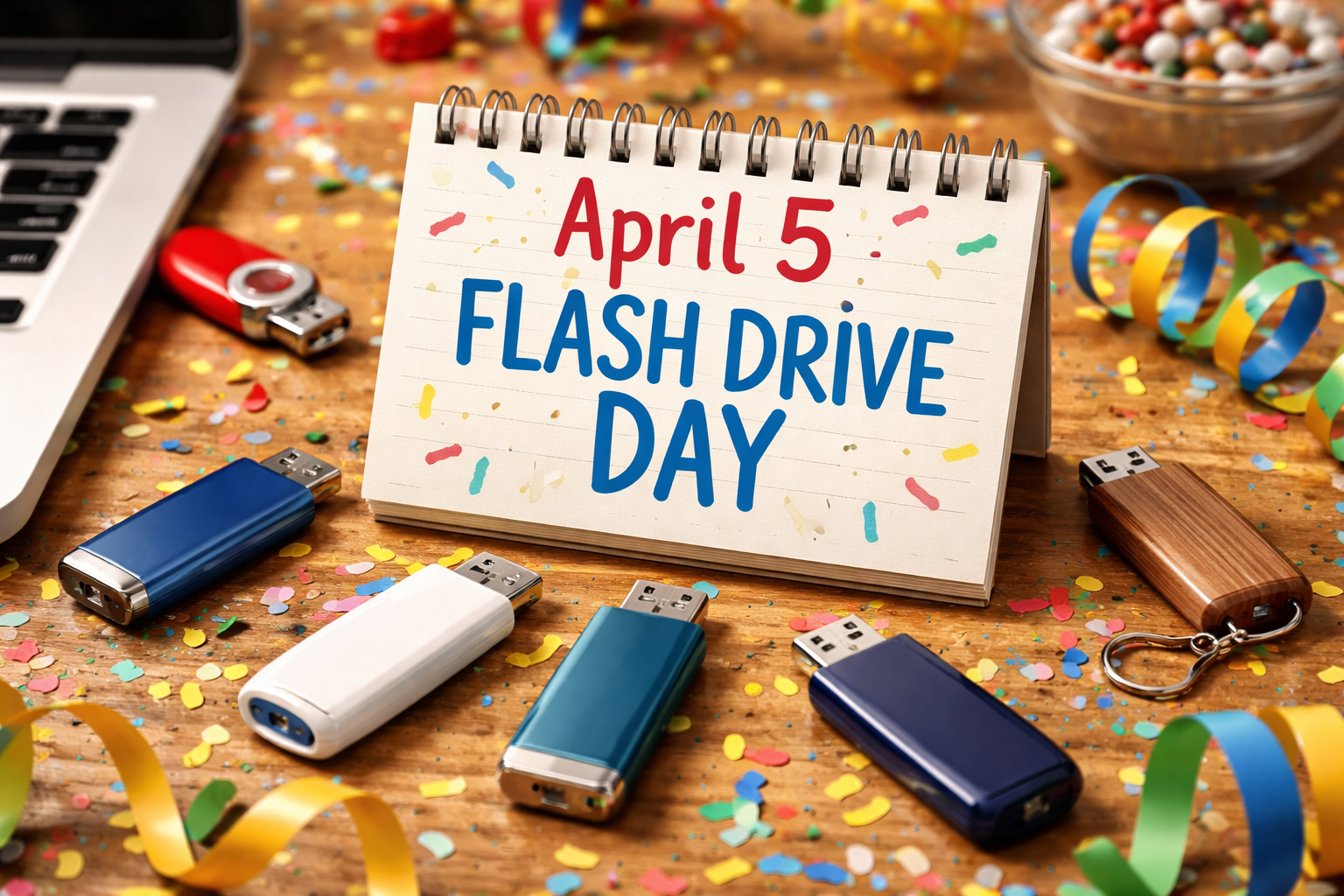💾⚡ Flash Drive Day — April 5