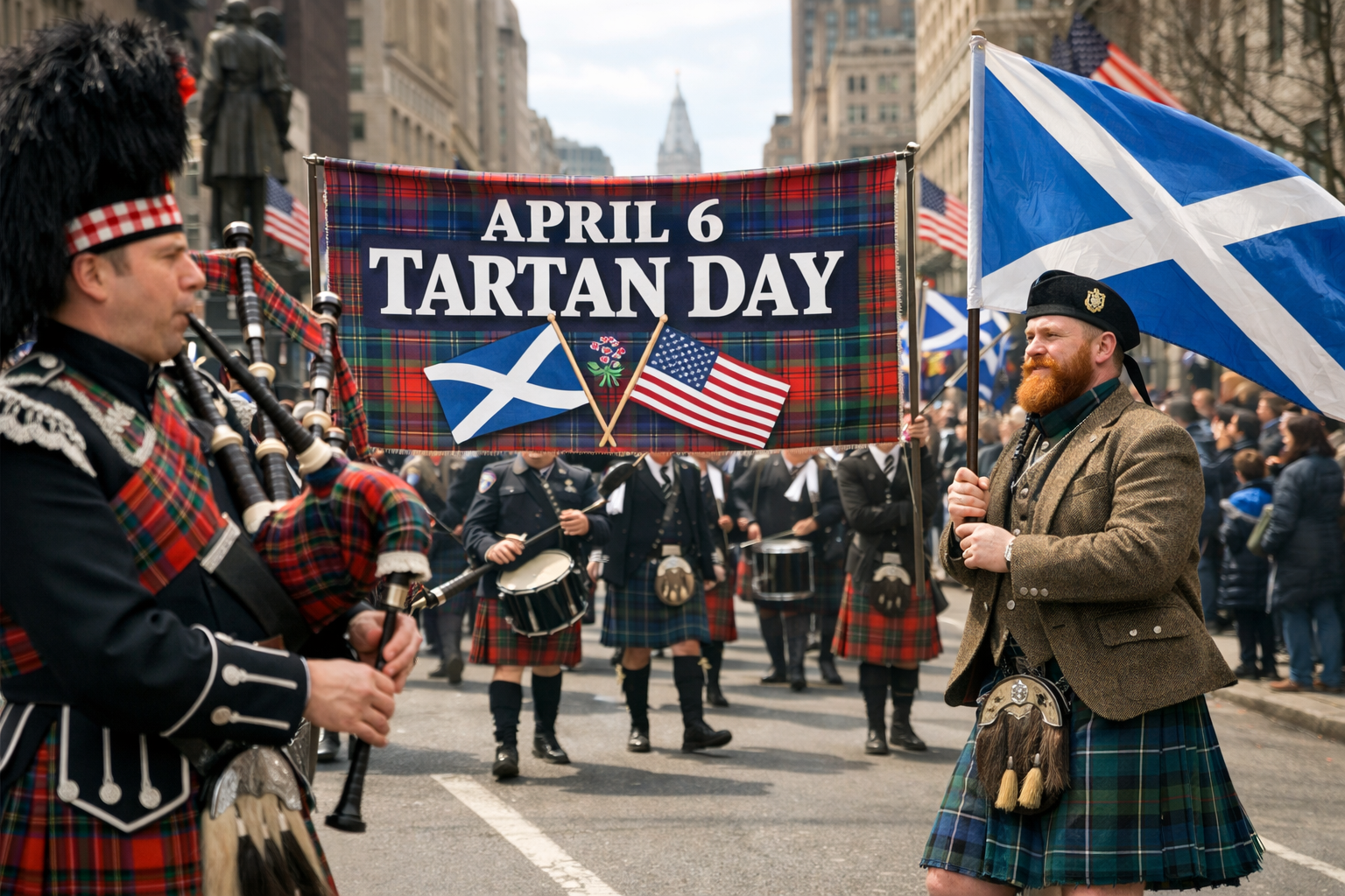 🏴✨ April 6 — Tartan Day: Plaid, Pride &amp; a Wee Bit of Sass ✨🏴