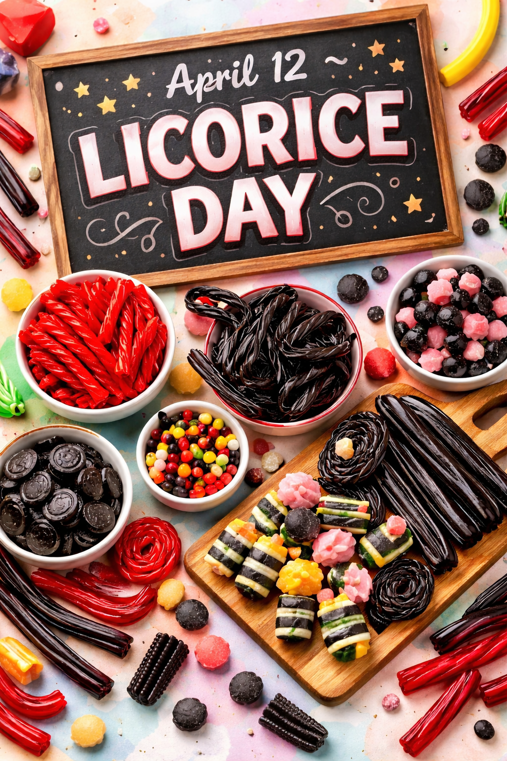 🖤🍬 April 12 — Licorice Day 🍬🖤
