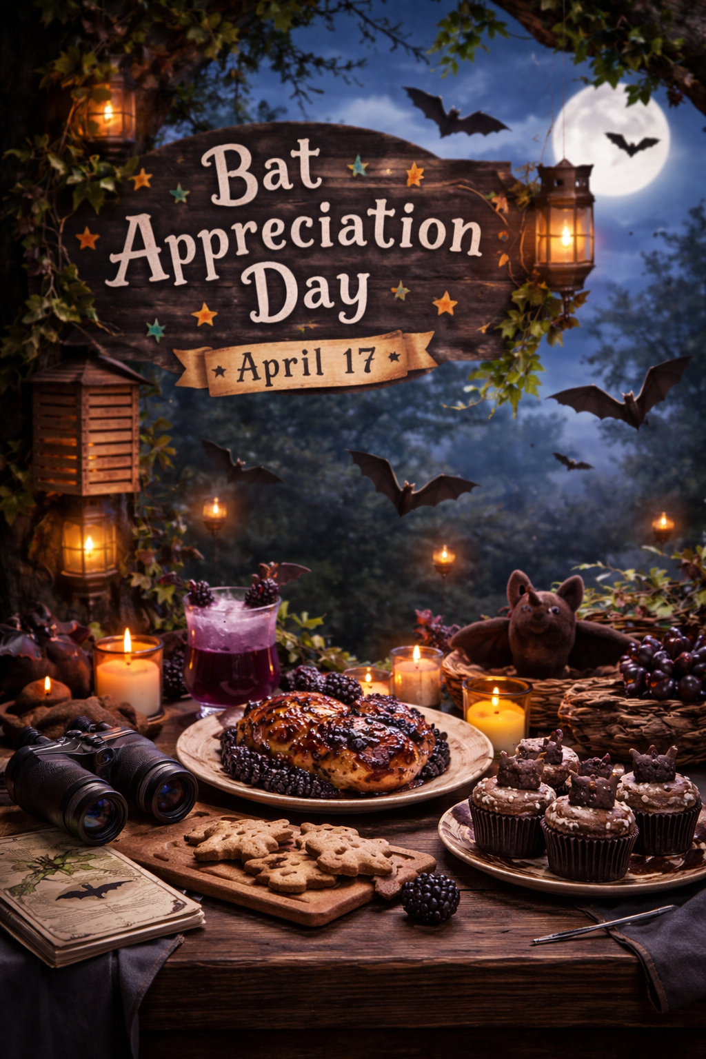 🦇 April 17 — Bat Appreciation Day 🖤🌙