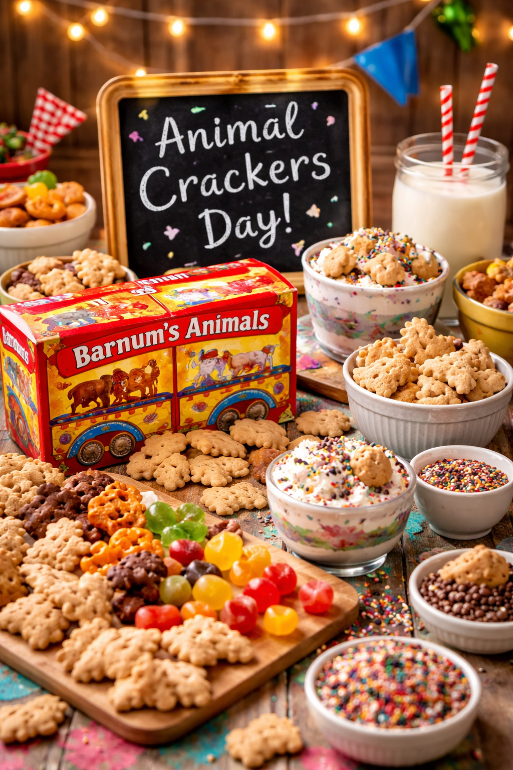 🐘🍪 April 18 — Animal Crackers Day 🎪🐯