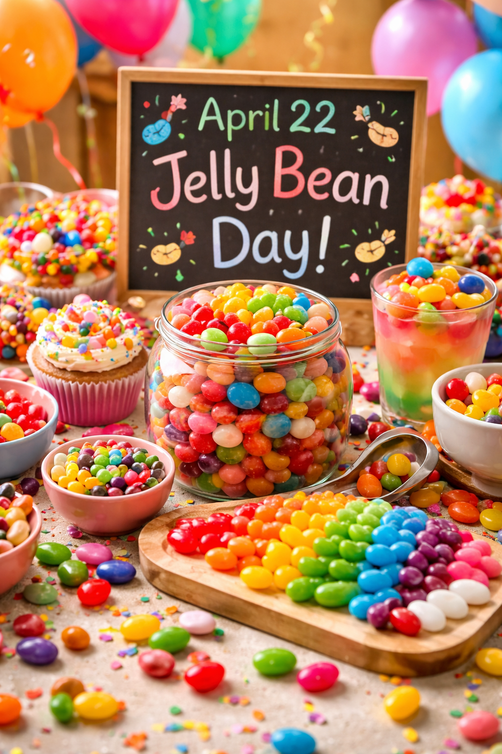 🍬 April 22 — National Jelly Bean Day 🎉