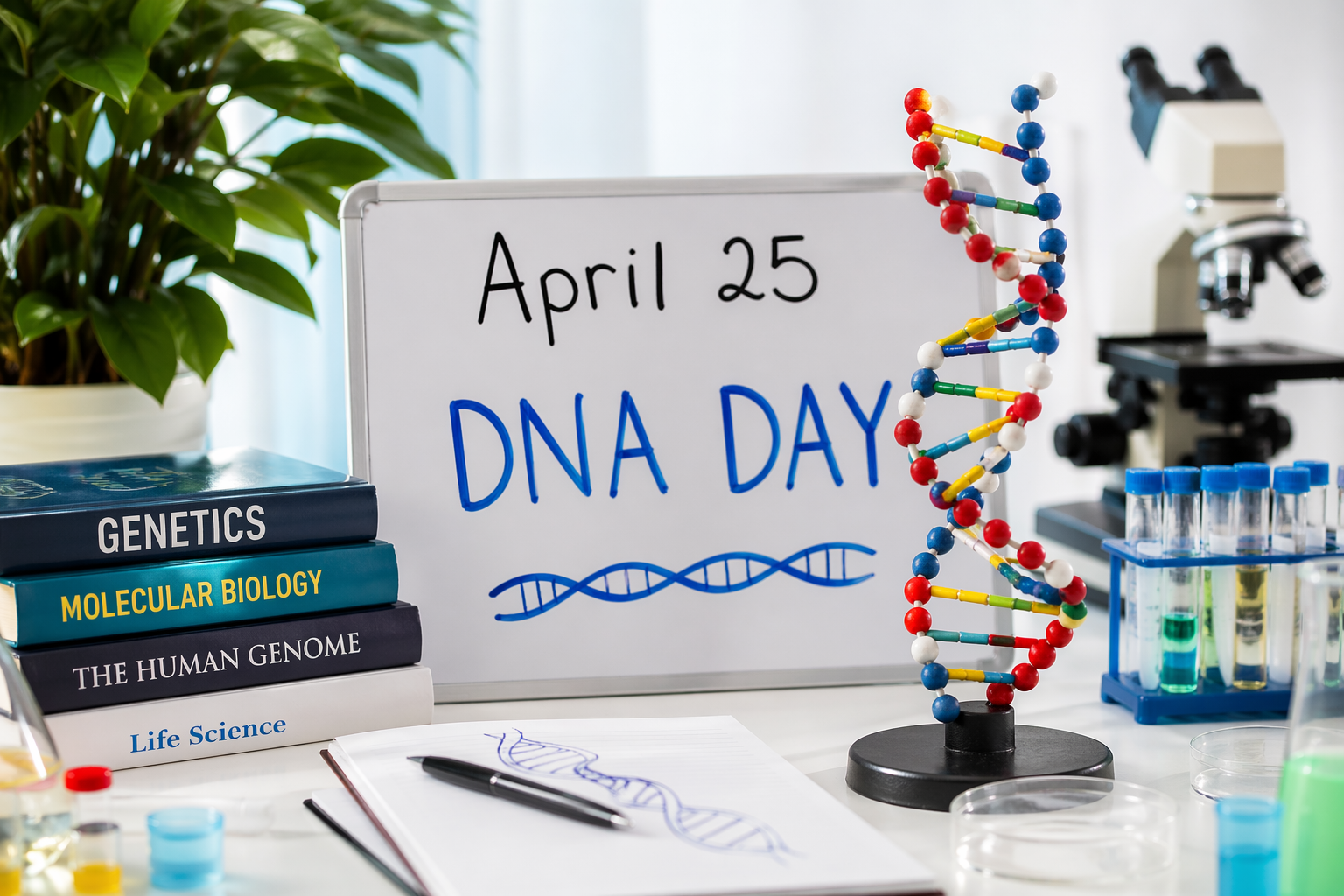 🧬✨ April 25 — Happy DNA Day! Unlock Your Inner Genius ✨🧬