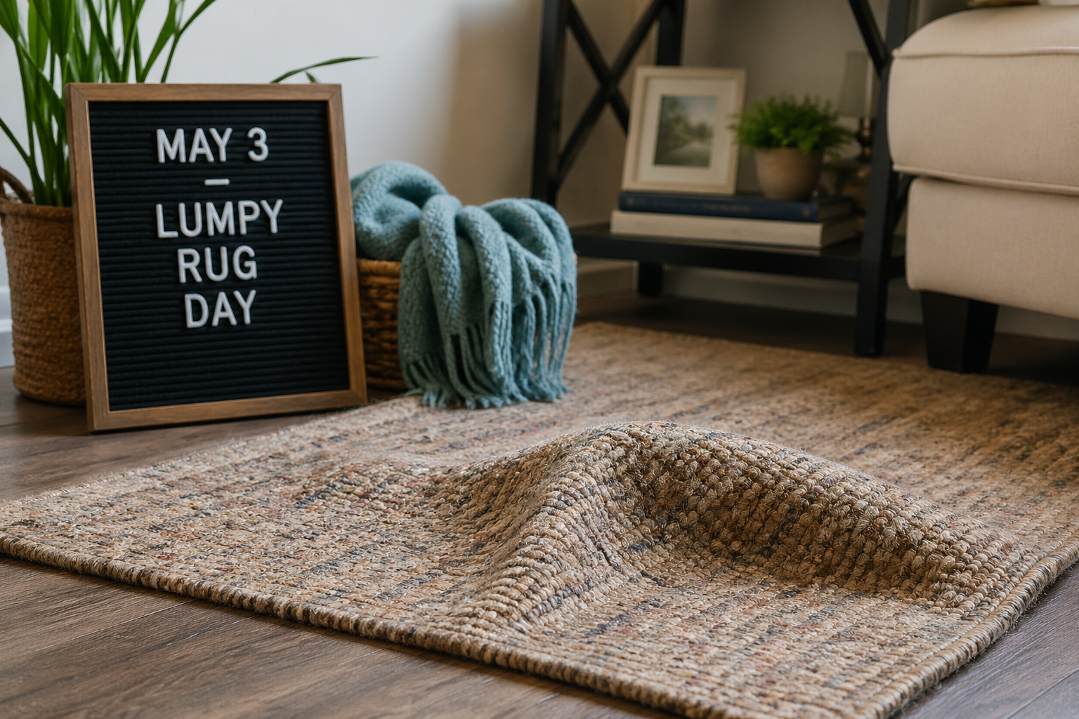 🪄 May 3 — Lumpy Rug Day 🪄