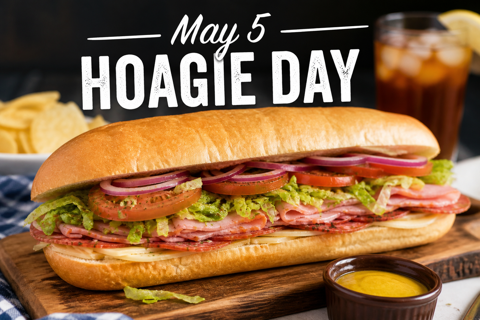 🥖🎉 May 5 — Hoagie Day (aka Carb Heaven Day!)
