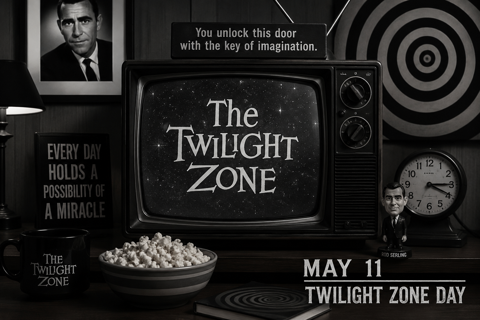 👁️📺 May 11 — Twilight Zone Day 🌀✨