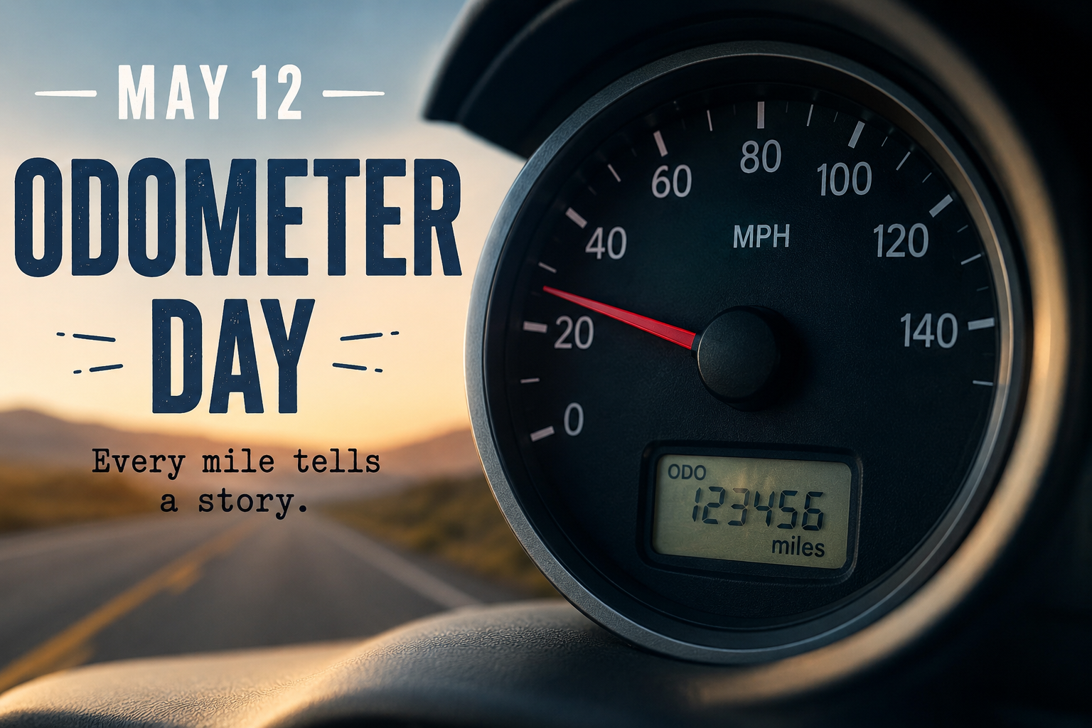 🚗🎉 Odometer Day – May 12