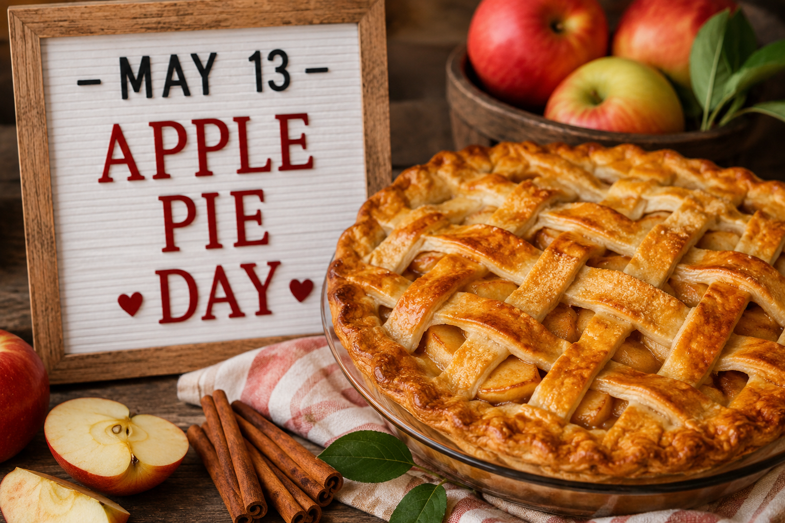🥧 May 13 — Apple Pie Day 🍏