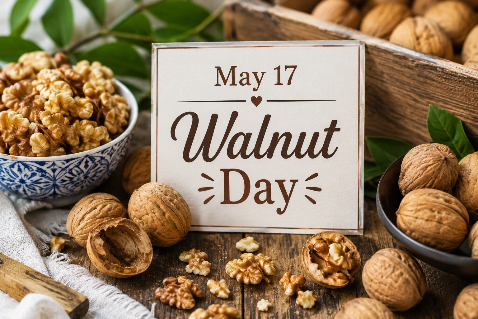 🌰 May 17 - Crack Open the Fun: It’s Walnut Day! 🌰