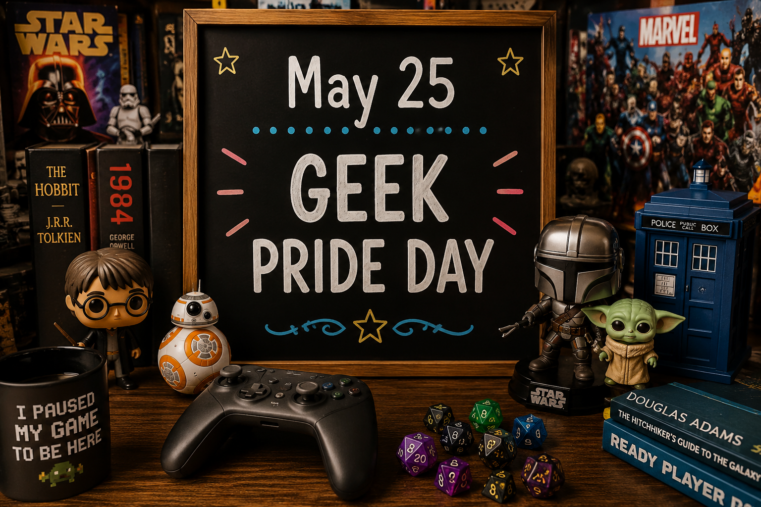 🤓🖖 May 25: Geek Pride Day — The One Day It’s Cool to Know Klingon 🖖🤓