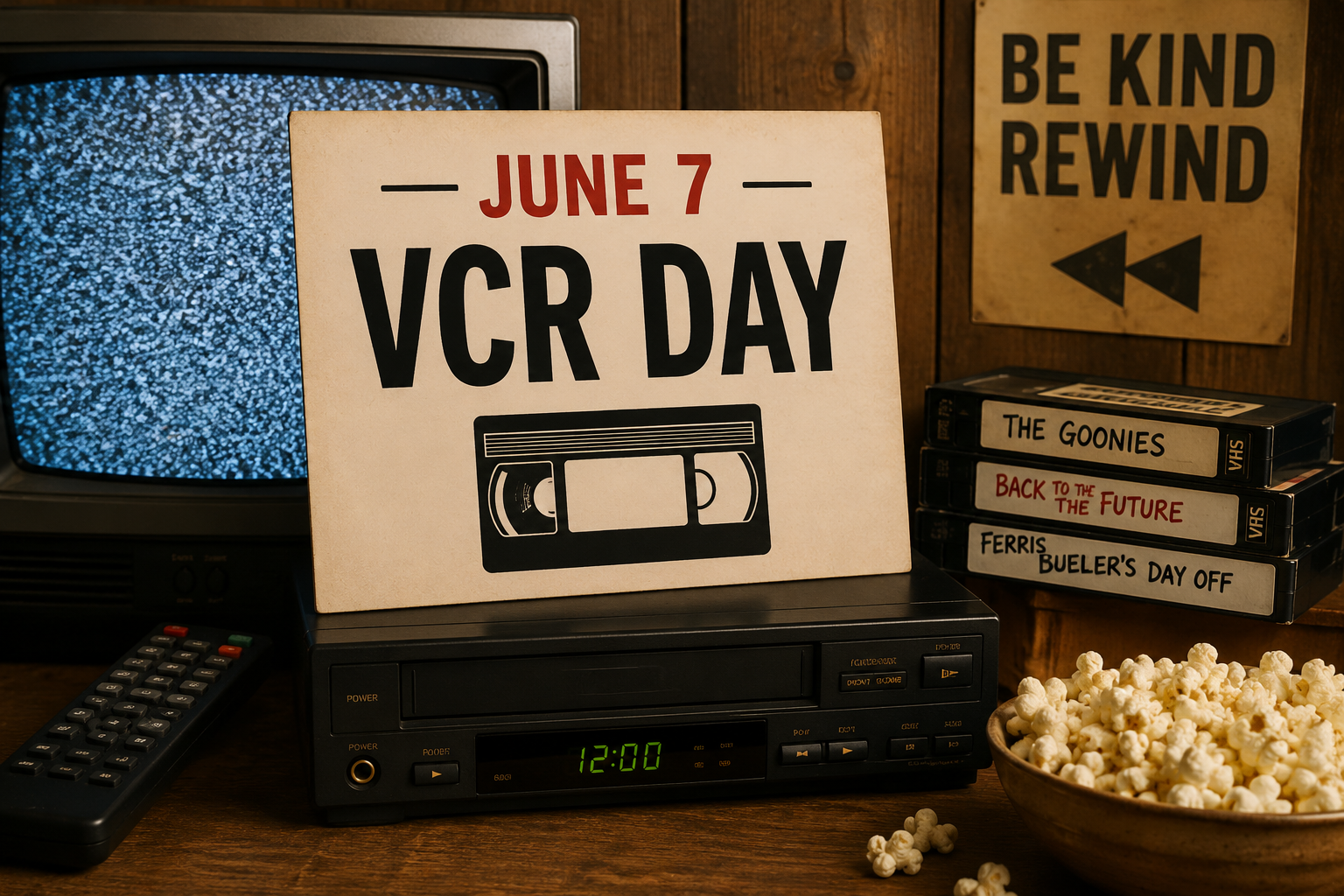 📼🎬 VCR Day – June 7 🎬📼