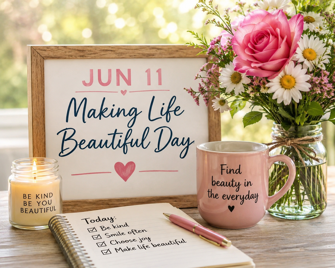 🌸✨ Making Life Beautiful Day – June 11 ✨🌸