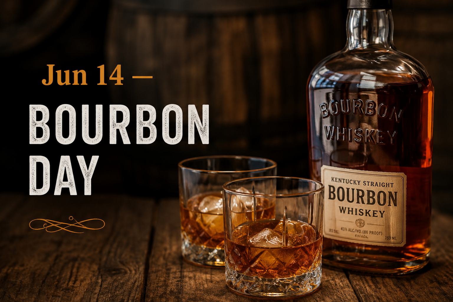 🥃 National Bourbon Day – June 14 🥃