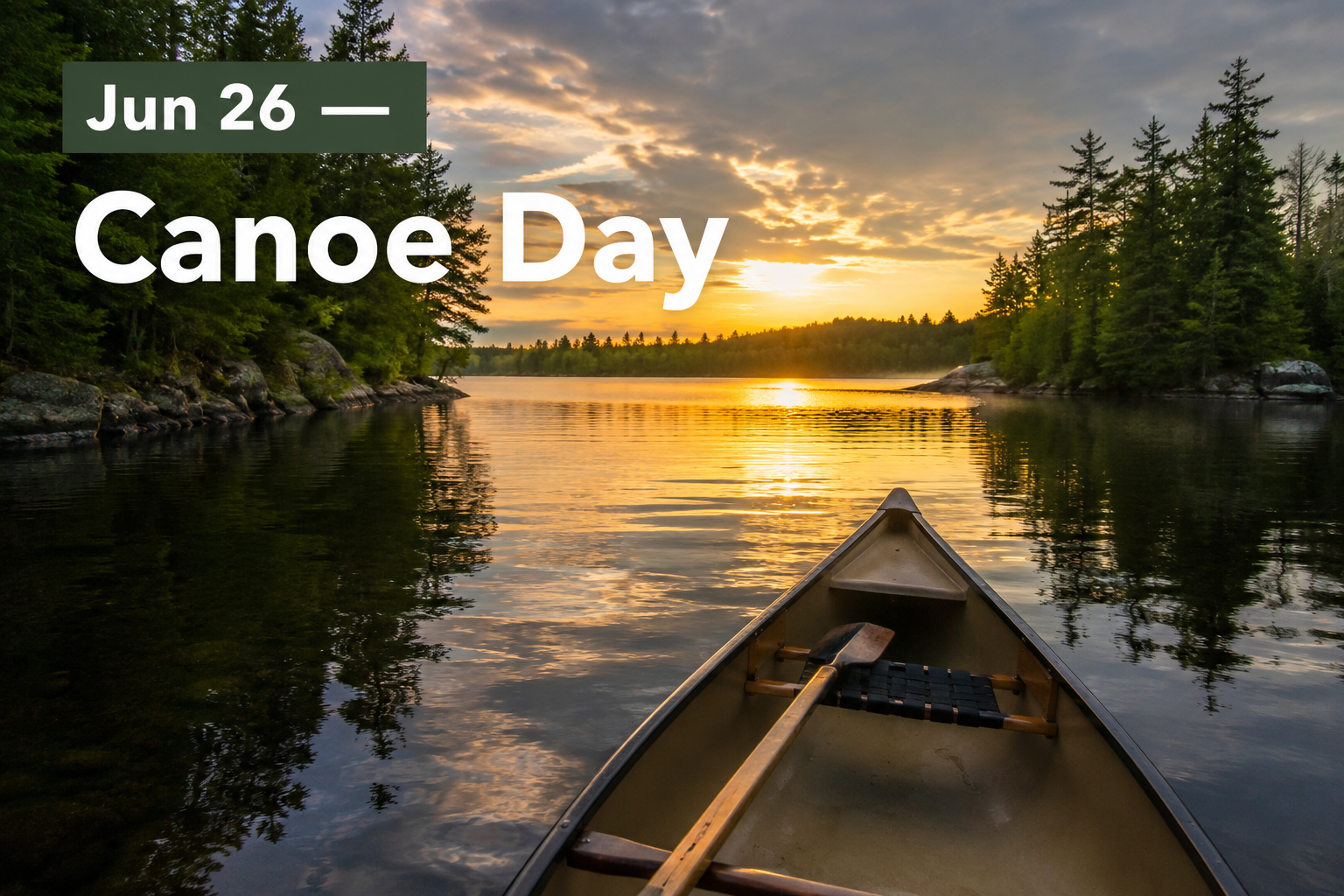 🛶☀️ Canoe Day – June 26 ☀️🛶