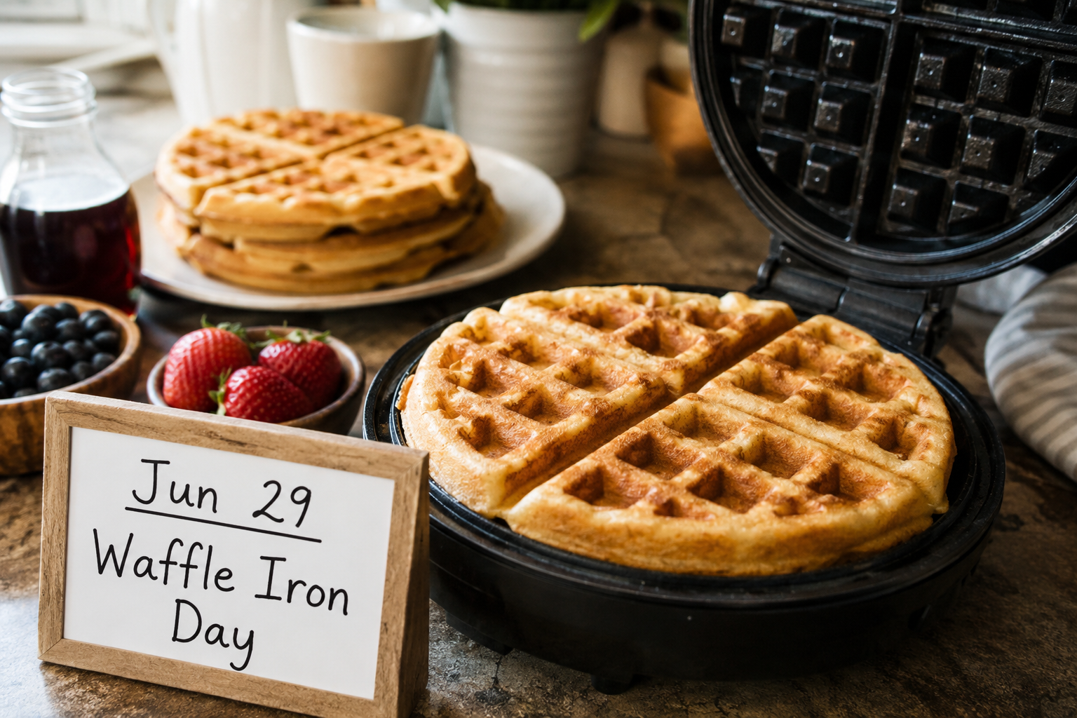 🧇🥞 Waffle Iron Day – June 29 🥞🧇
