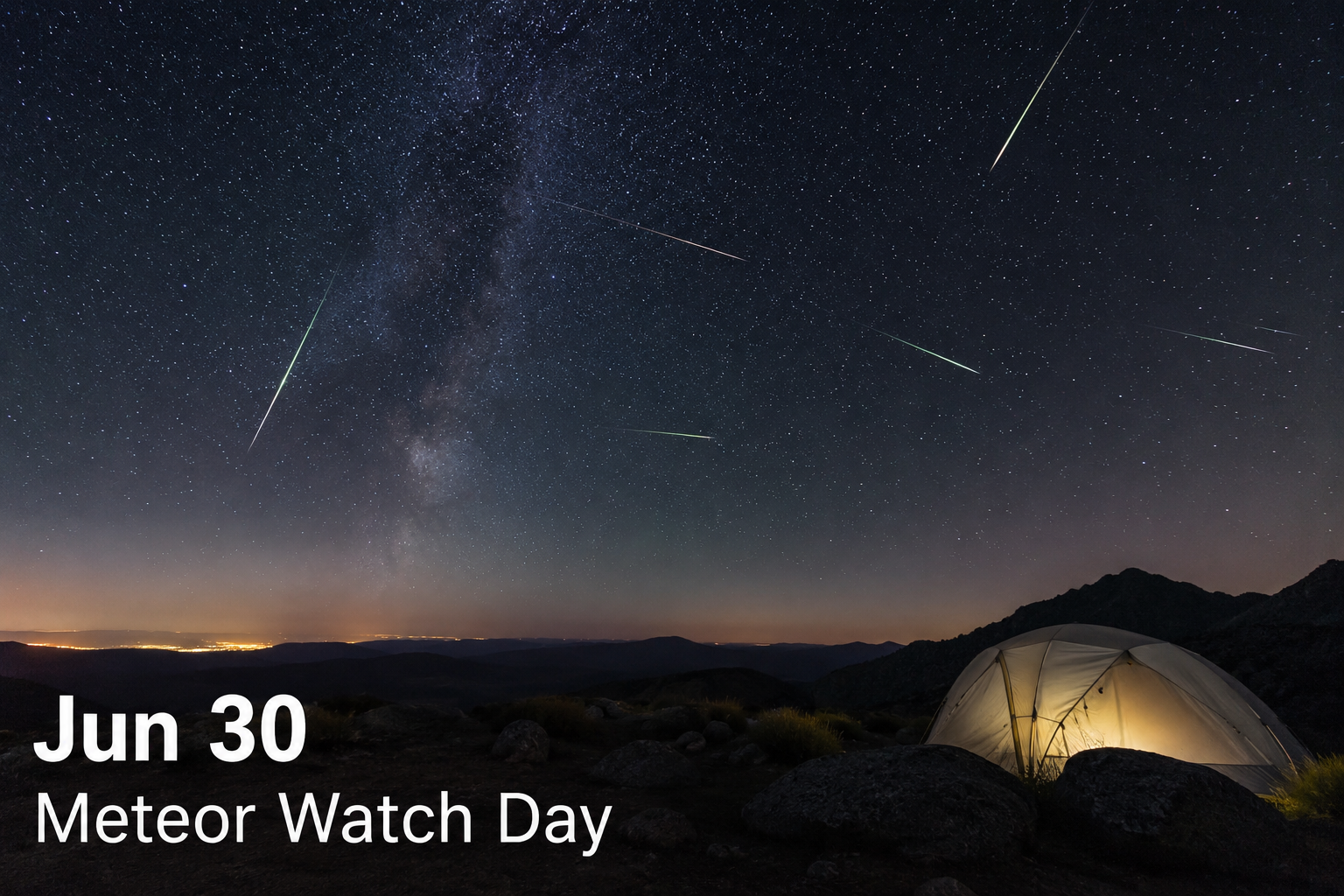 ☄️🌌 Meteor Watch Day – June 30 🌌☄️