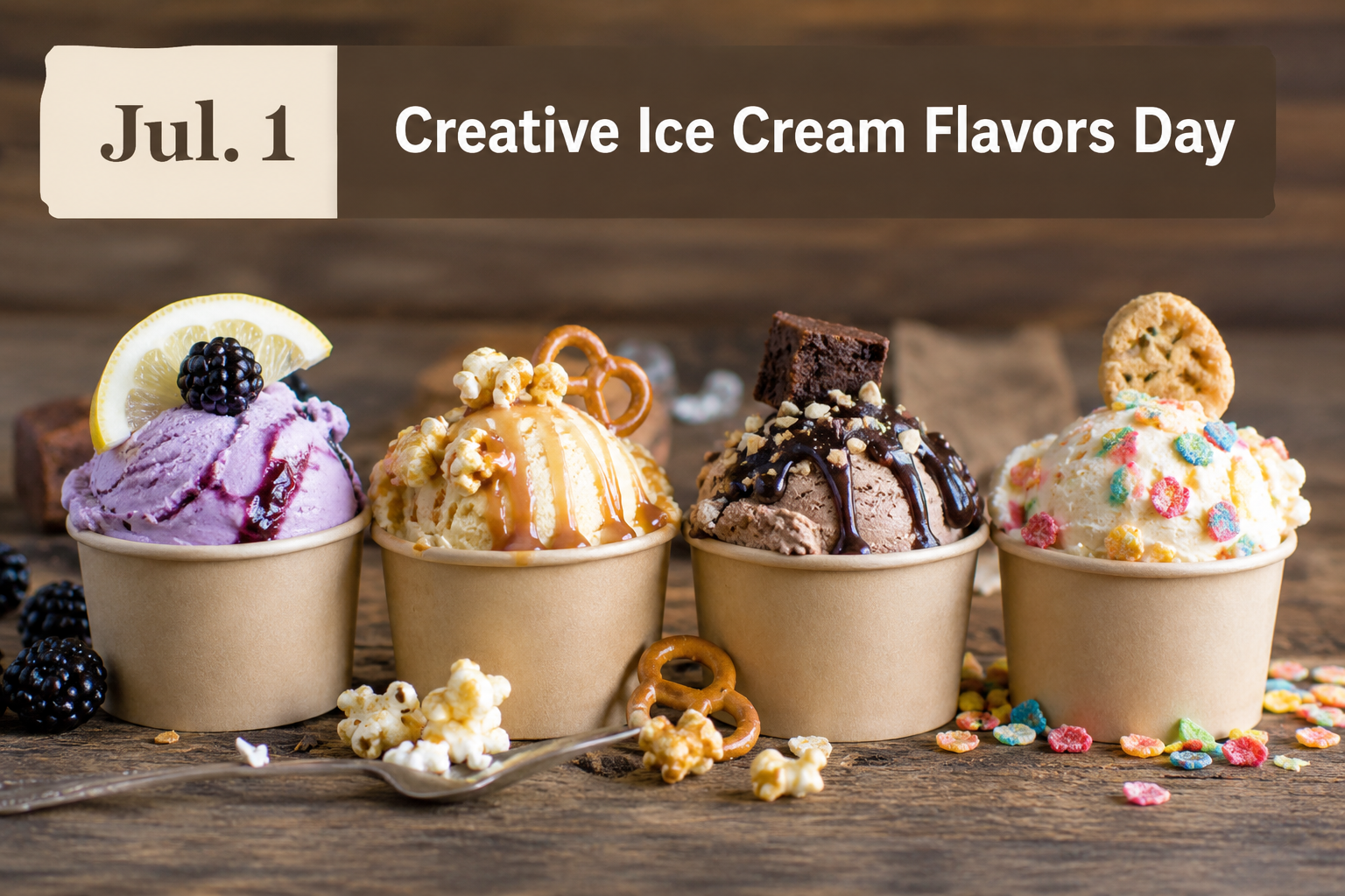 🍦🎉 Creative Ice Cream Flavors Day – July 1 🎉🍦