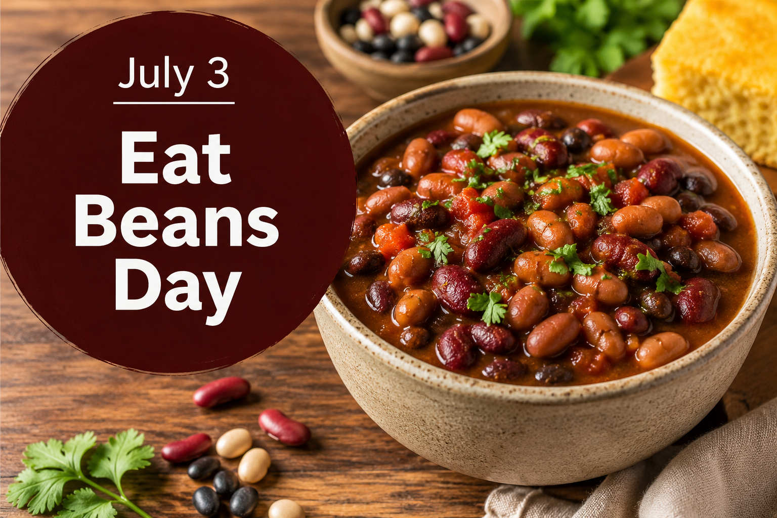 🫘🥣 Eat Beans Day – July 3 🥣🫘