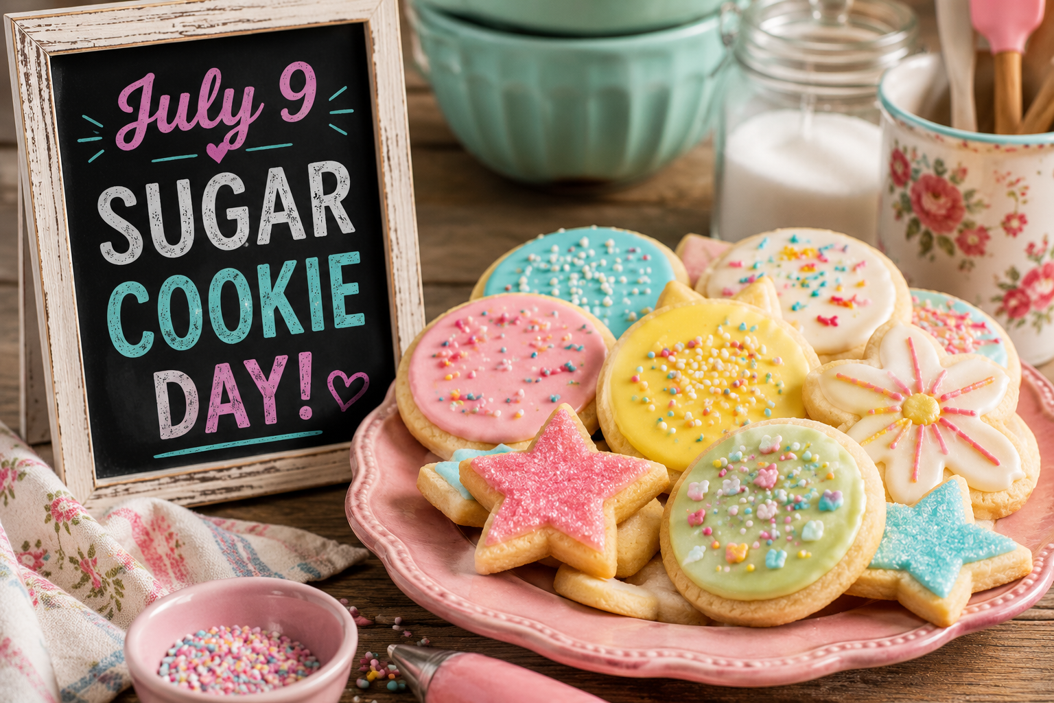 🍪💕 Sugar Cookie Day – July 9 💕🍪