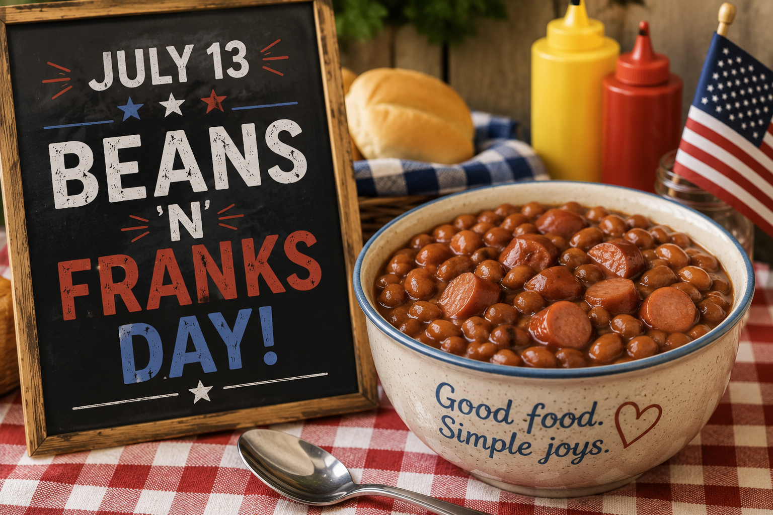 🌭🫘 Beans 'n Franks Day – July 13 🫘🌭