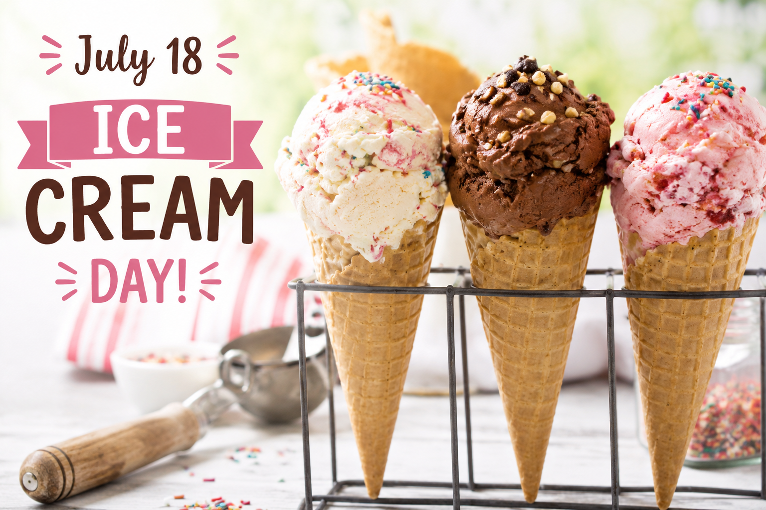 🍦🎶 Ice Cream Day – July 18 🎶🍦