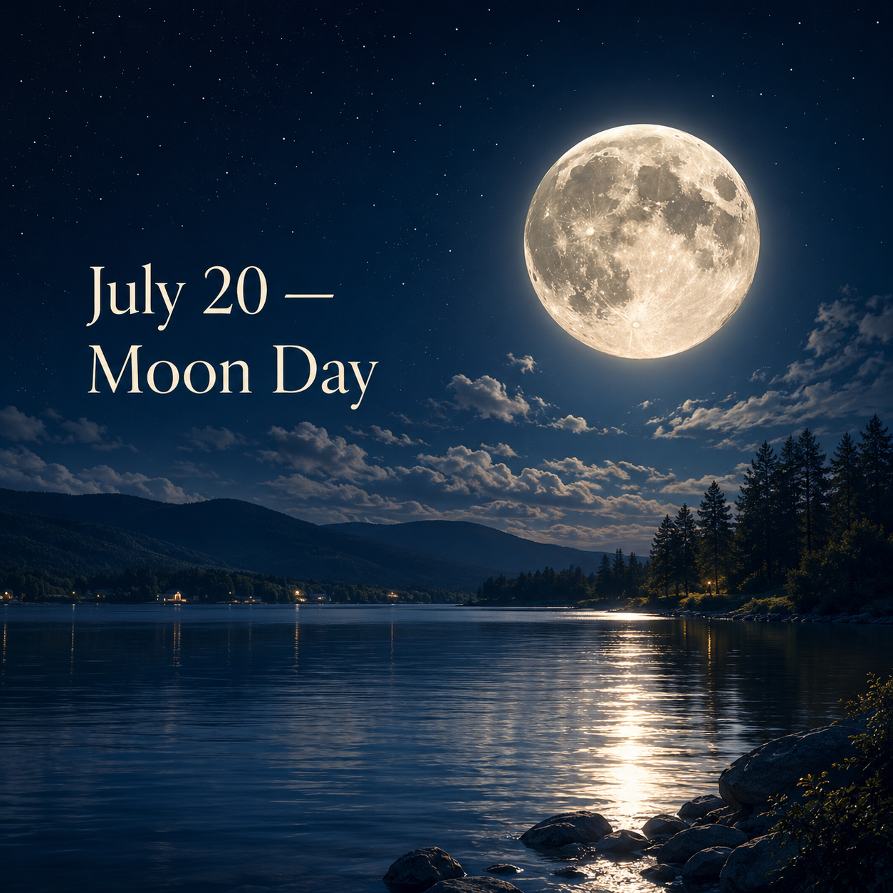 🌕🚀 Moon Day – July 20 🚀🌕