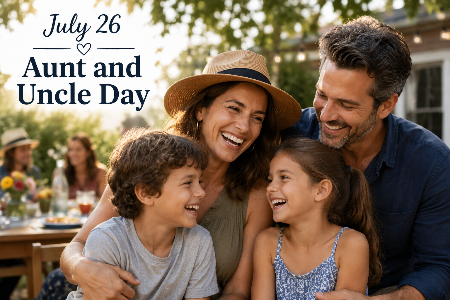 💛👨‍👩‍👧 Aunt and Uncle Day – July 26 👨‍👩‍👧💛