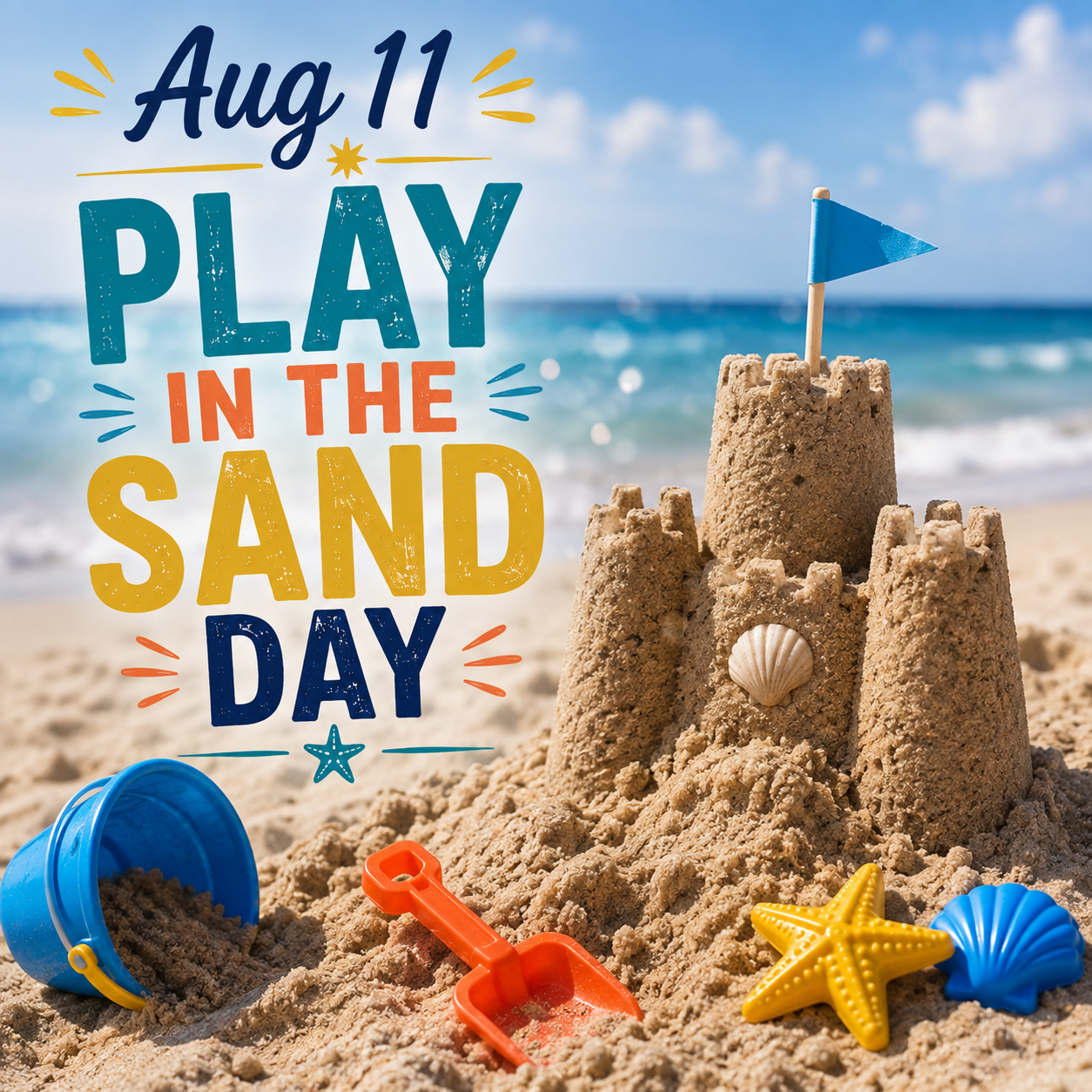 🏖️☀️ Play in the Sand Day – August 11 ☀️🏖️