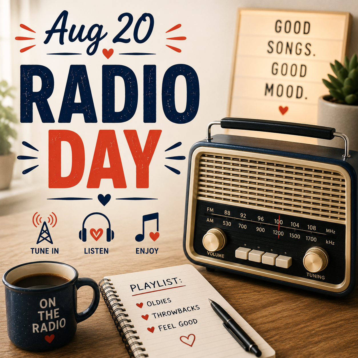 📻🎙️ National Radio Day – August 20 🎙️📻
