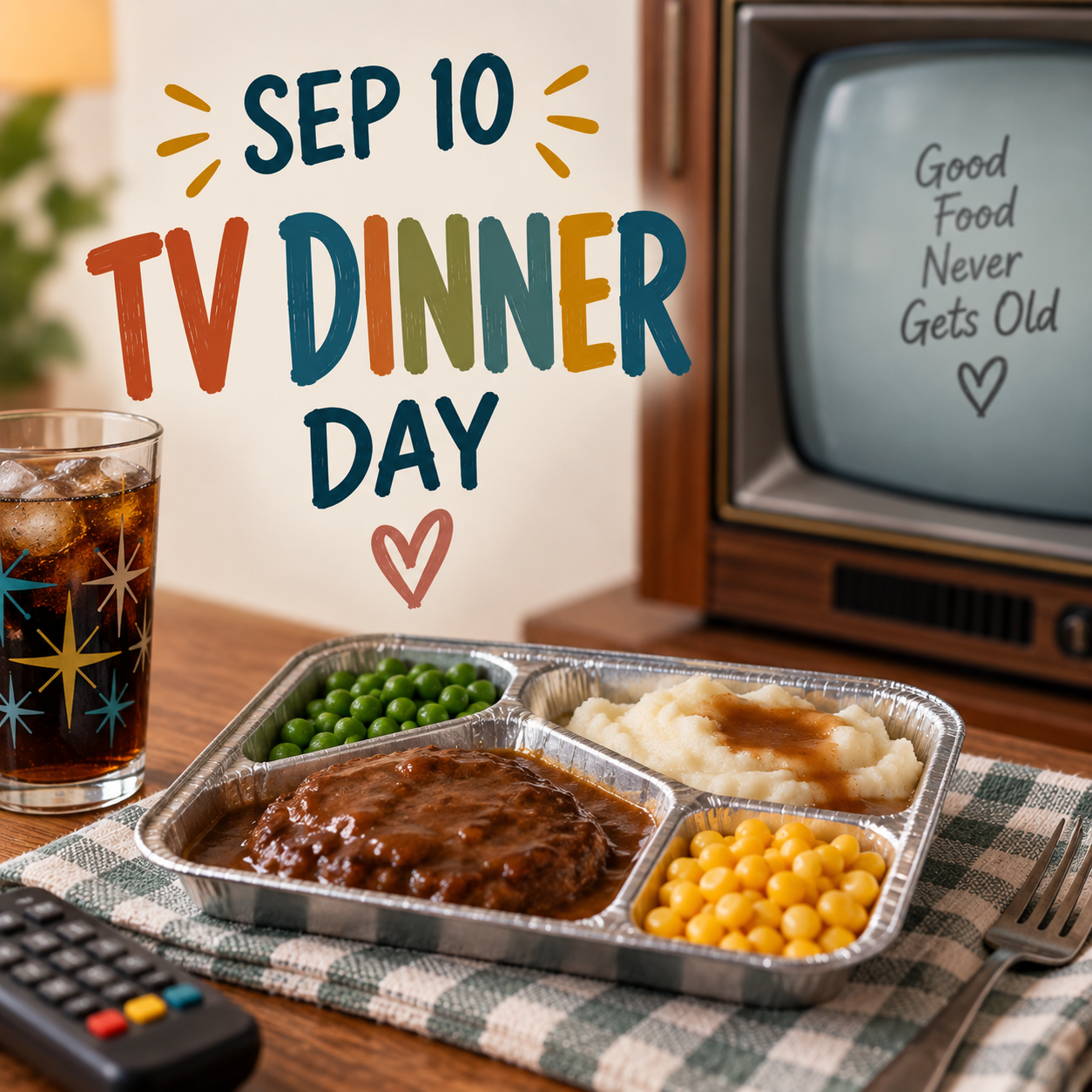 📺🍽️ TV Dinner Day – September 10 🍽️📺