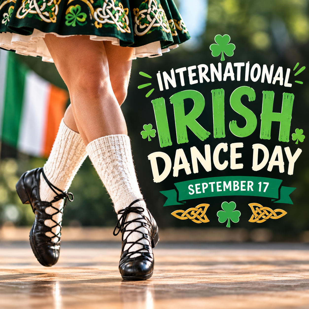 ☘️👞 International Irish Dance Day – September 17 👞☘️