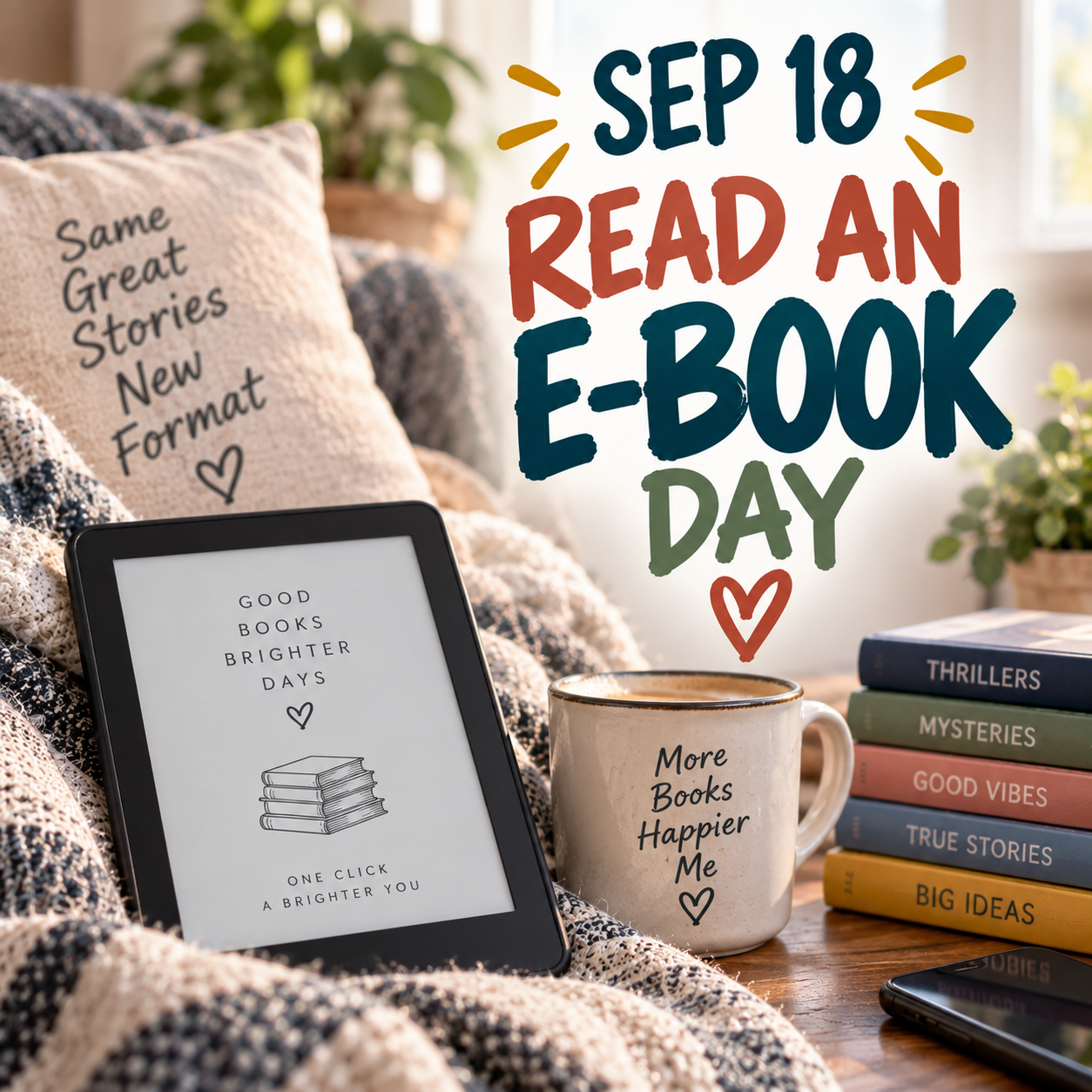 📱📚 Read an E-Book Day – September 18 📚📱