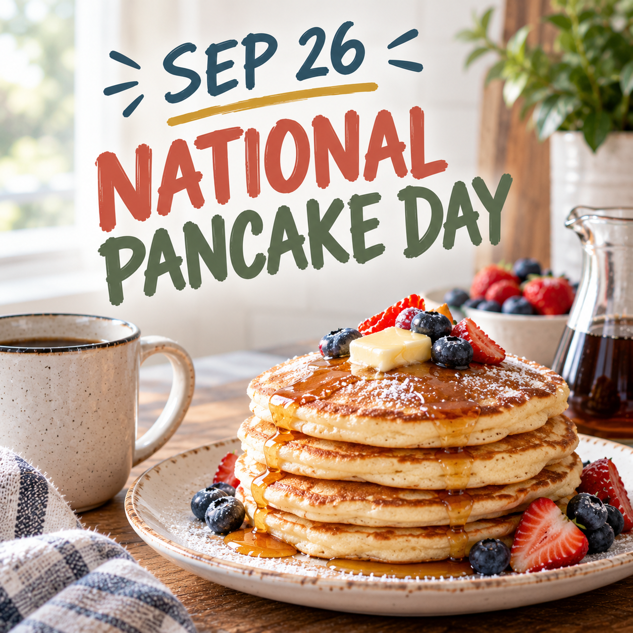 🥞🍁 National Pancake Day – September 26 🍁🥞
