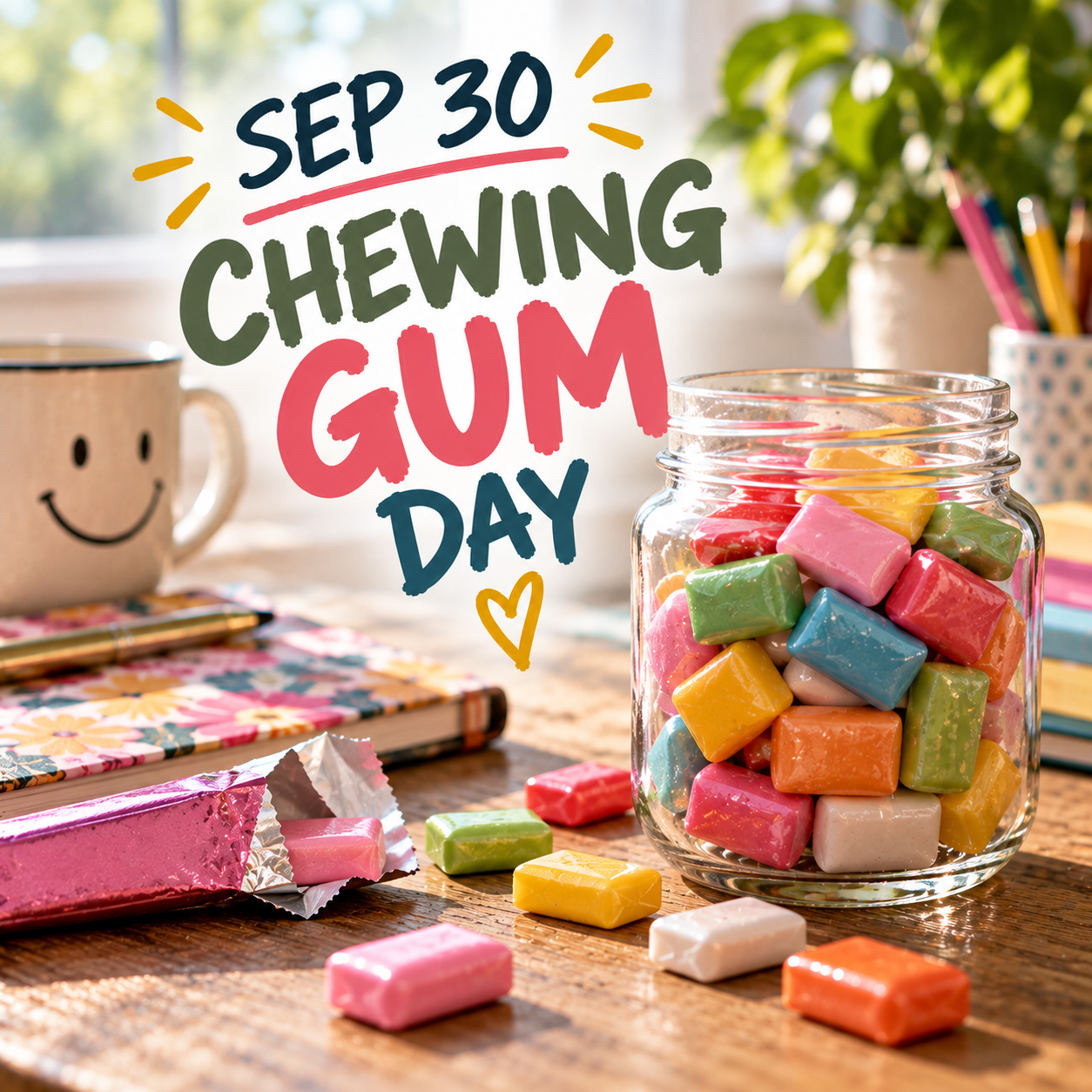 🫧🍬 Chewing Gum Day – September 30 🍬🫧