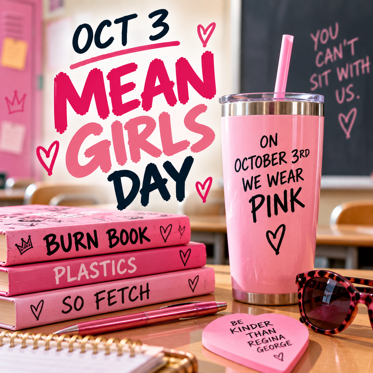 💗📓 Mean Girls Day – October 3 📓💗