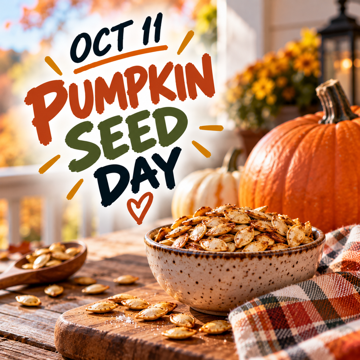 🎃🌱 Pumpkin Seed Day – October 11 🌱🎃