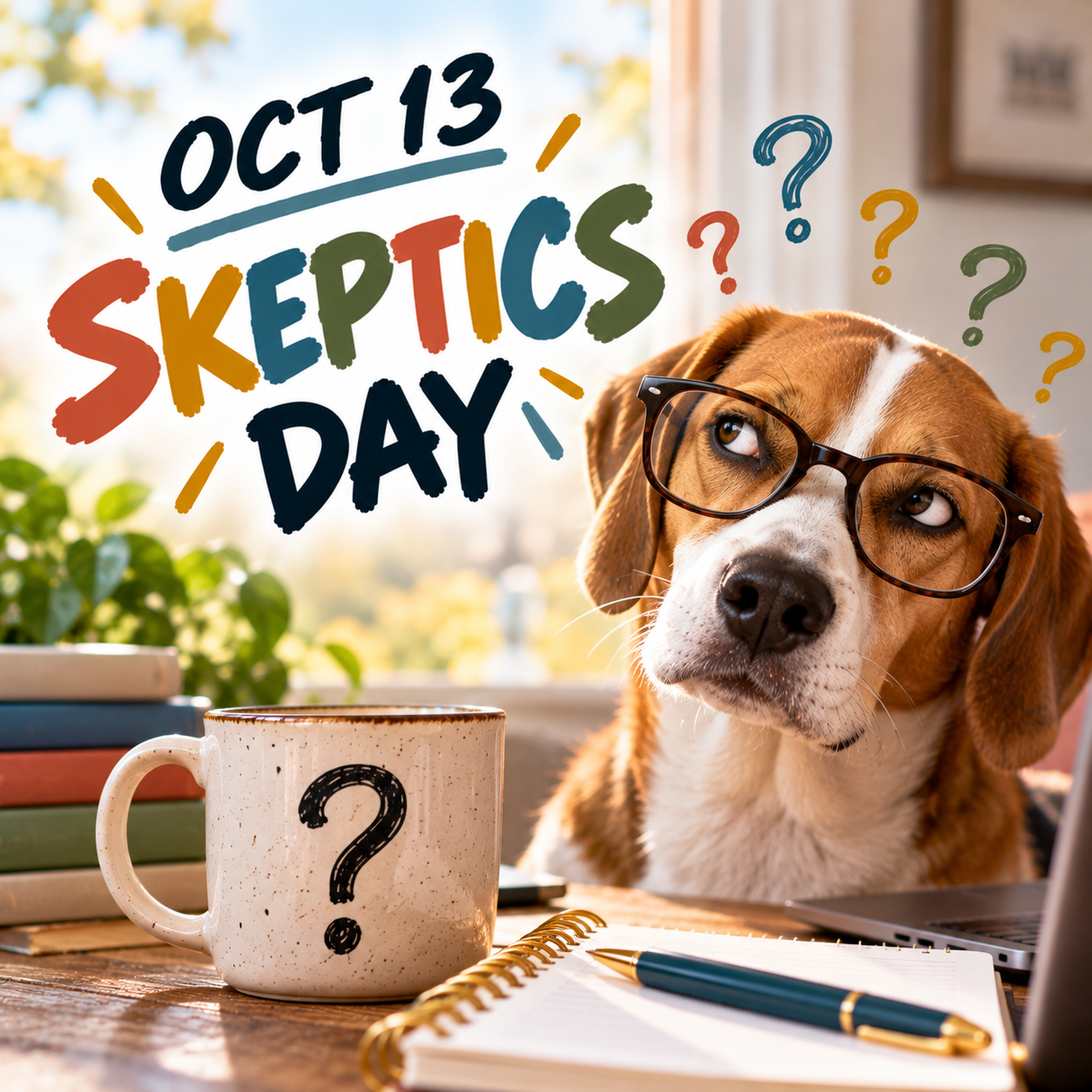 🤨🔎 Skeptics Day – October 13 🔎🤨