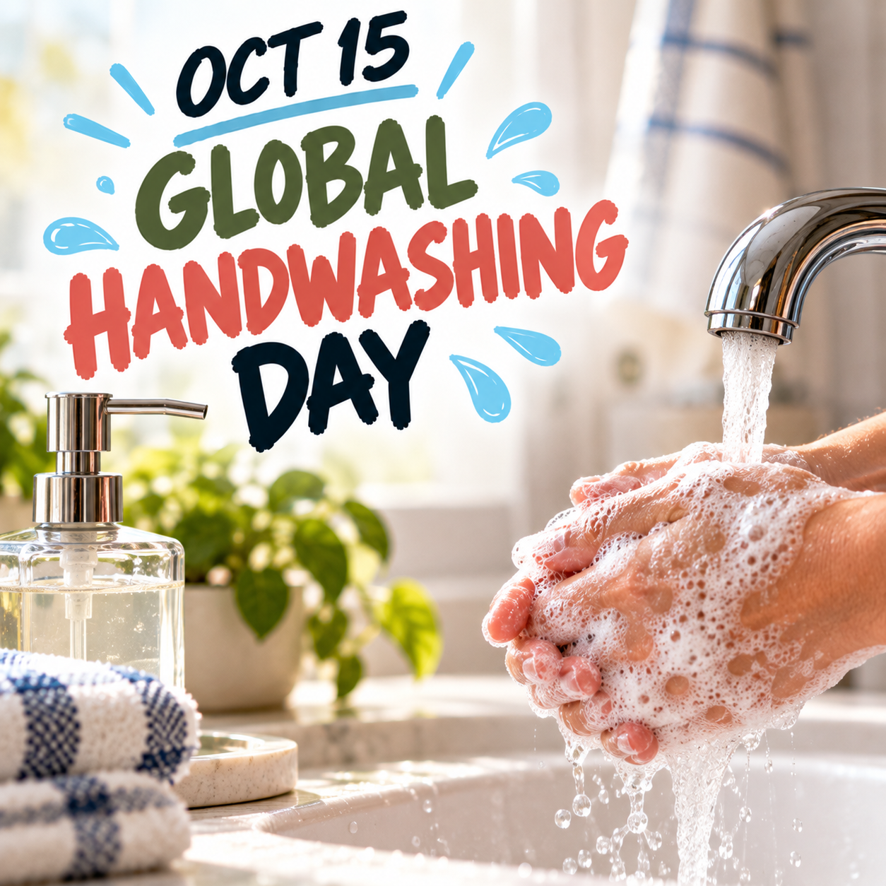 🧼🫧 Global Handwashing Day – October 15: Soap, Suds &amp; the Things We Touch