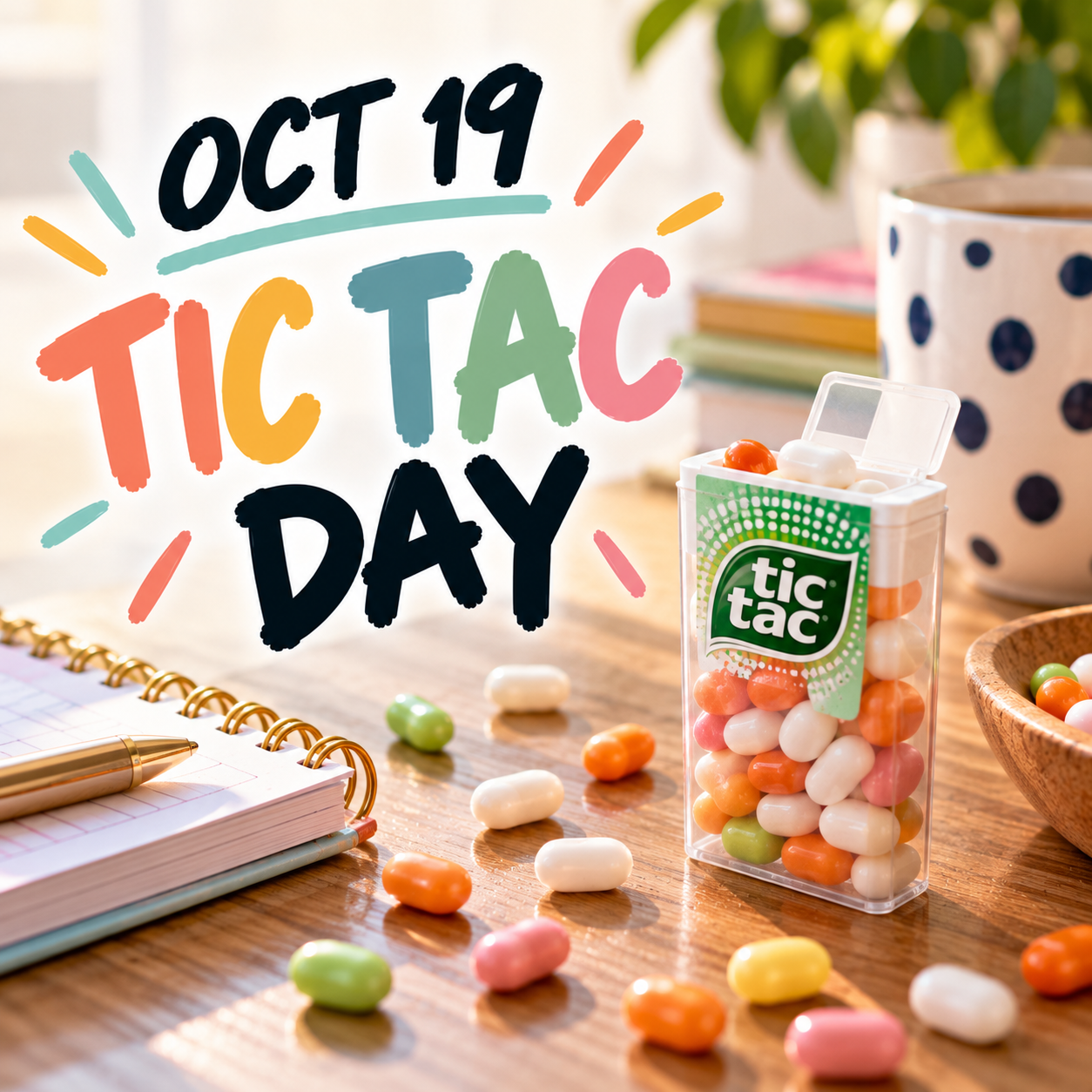 🍬 Tic Tac Day – October 19: Tiny Mints, Big Decisions &amp; That Familiar Little Rattle