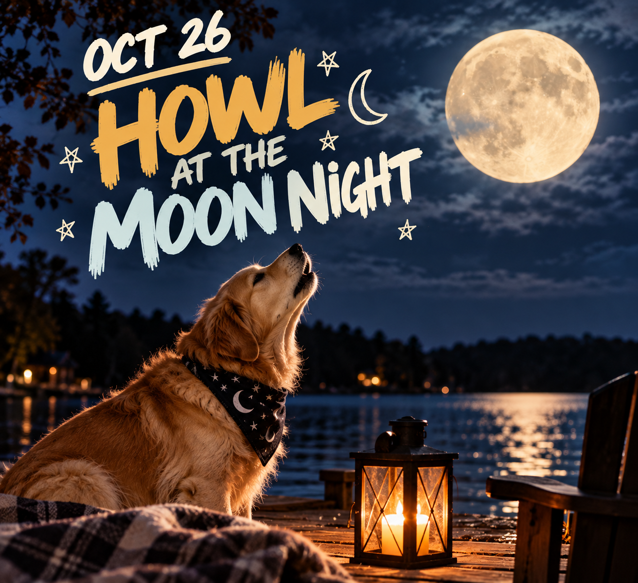 🌕🐺 Howl at the Moon Night – October 26: Go Ahead, Make a Little Noise