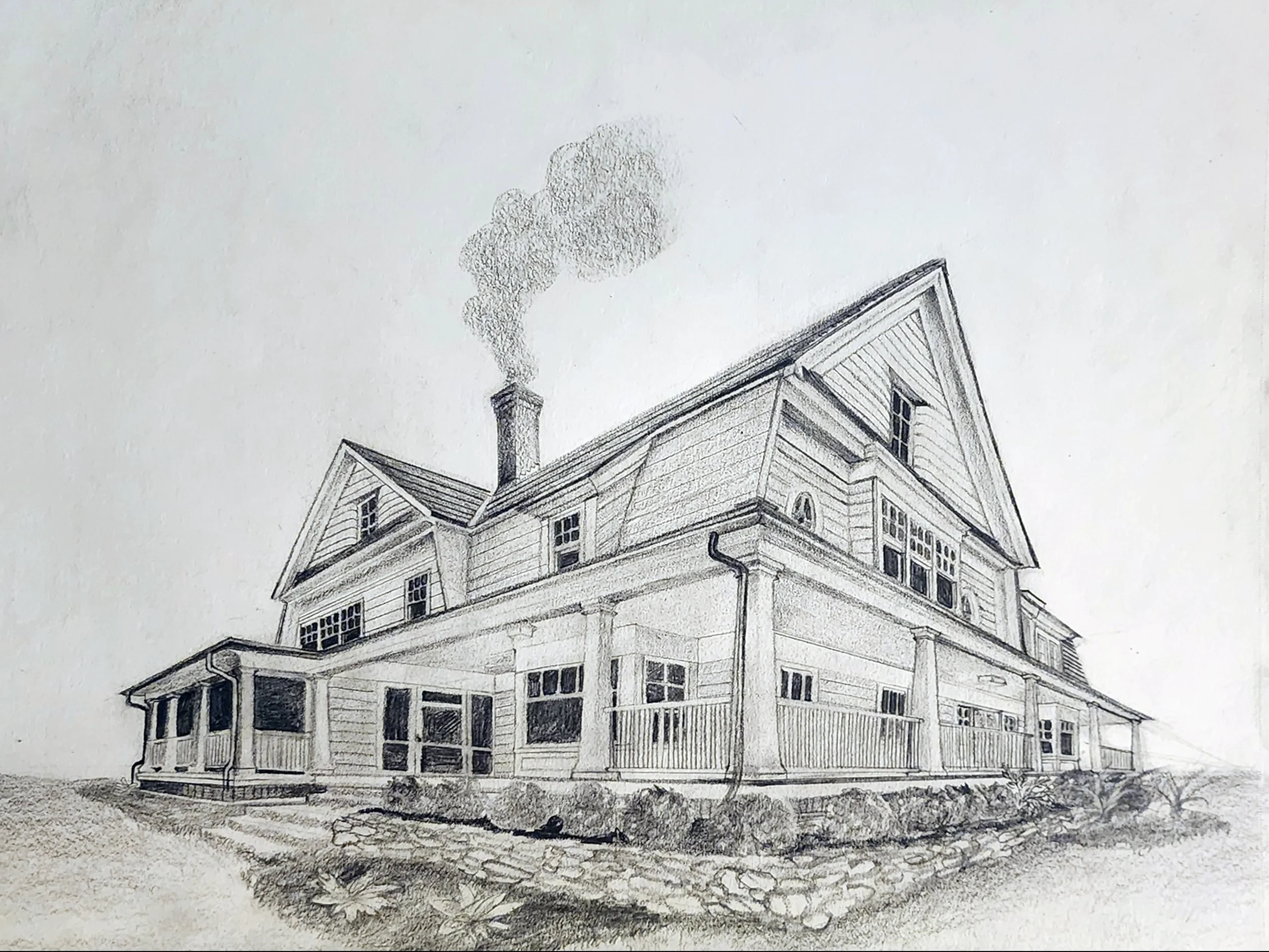 2-Point Perspective Farmhouse